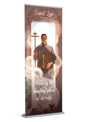 Serene Faith <br> St. Leo the Great <br> Banner