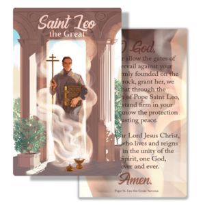 St. Leo Prayer Card