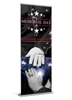 Remember and Honor Memorial Day Banner