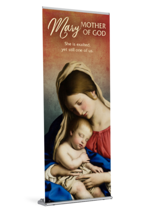 Exhalted <br> Mary, Mother of God <br>Banner
