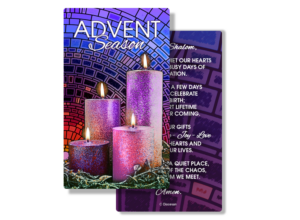 Advent Candles Prayer Card