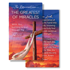 Easter Resurrection Prayer Card