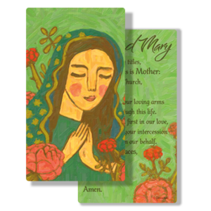 Mary Prayer Card A