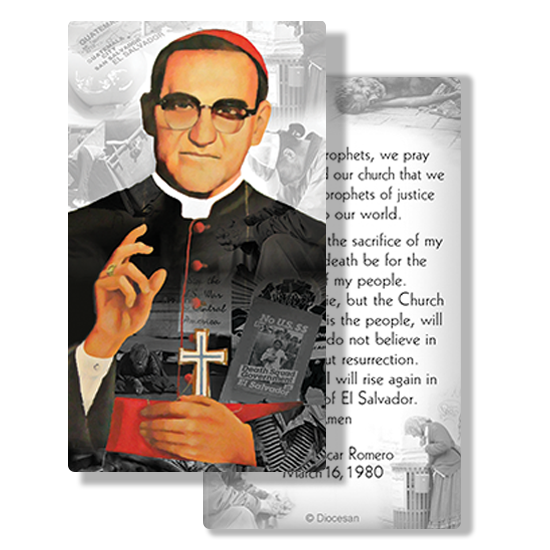 Saint Oscar Romero Prayer Card
