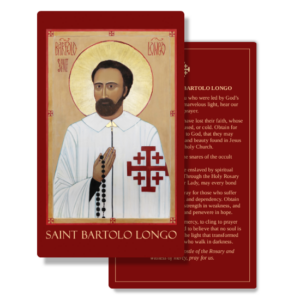 St. Bartolo Longo Prayer Card