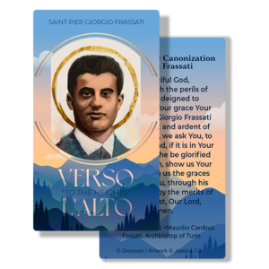 St. Pier Giorgio Frassati Canonization- Prayer Card - The Living Heart Co