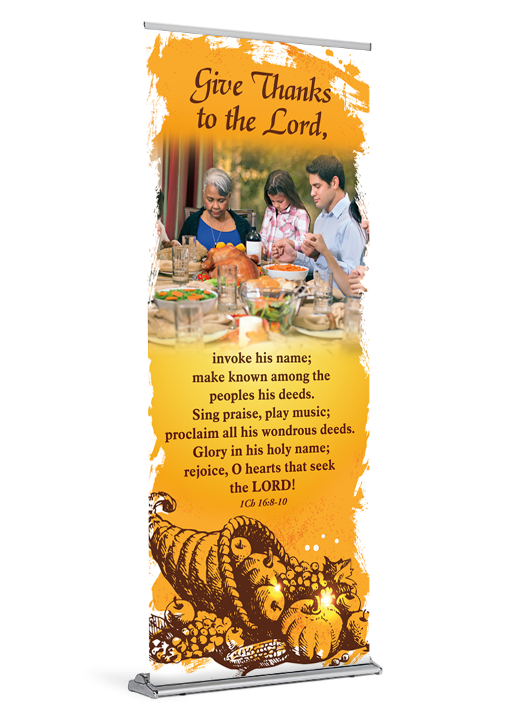Give Thanks to the Lord Banner