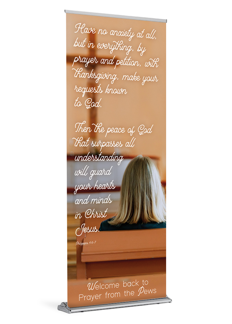 Prayer in the Pews <br>Welcome Back <br>Banner