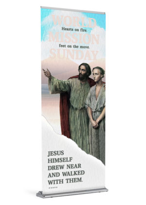 Hearts on Fire<br>World Mission Sunday<br>Banner