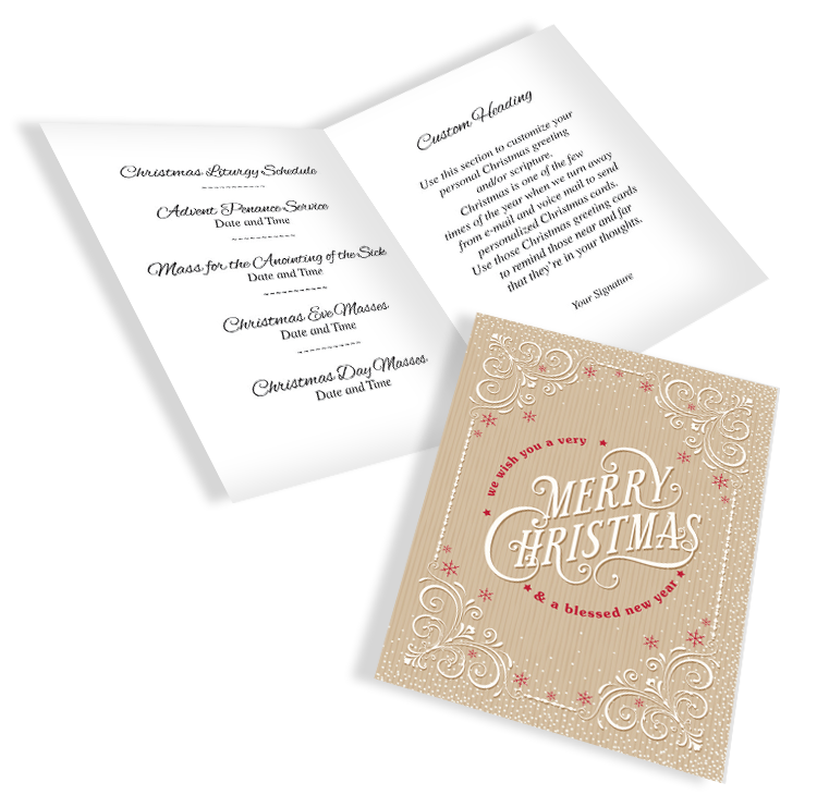 Merry Christmas and Blessed New Year Card - Image 4