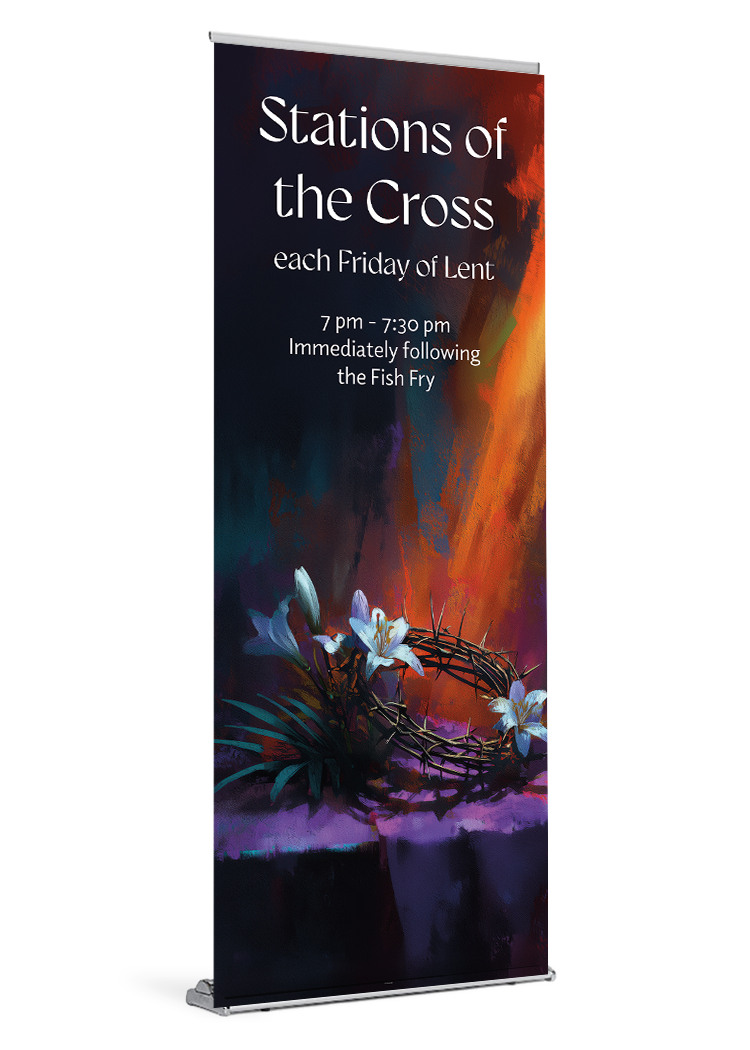 Lent - Custom Stations of the Cross Banner