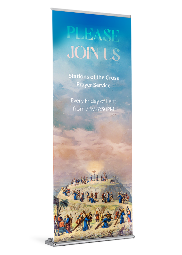 Lent - Custom Please Join Us Banner