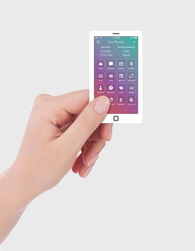 myParish App Promo Cards