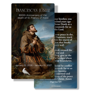 St. Francis Prayer Card - Year of St. Francis