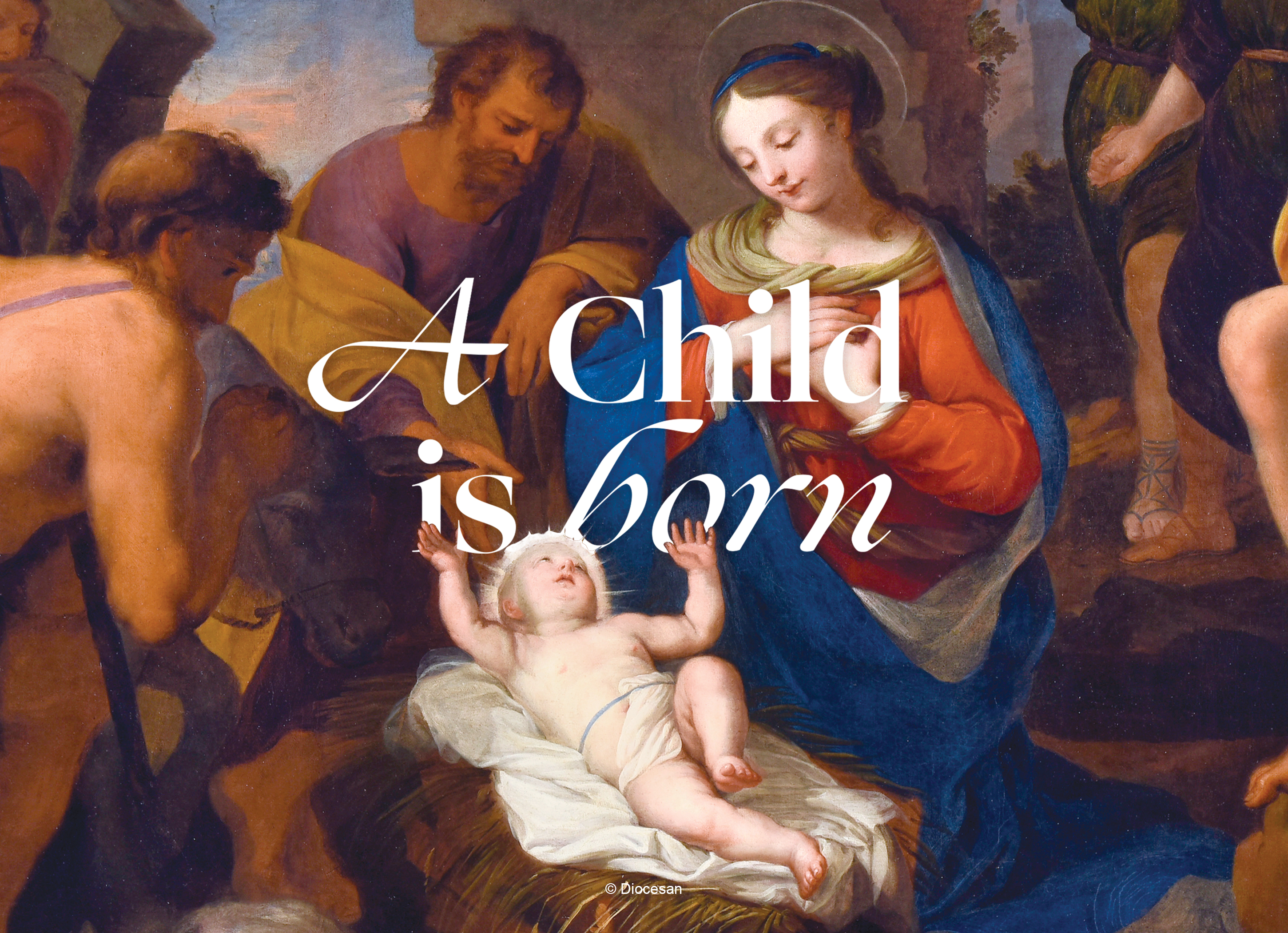 A Child is Born - English - Postcard